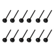 150Pairs Durable Black Safety Eyes Glass Doll Eyes for DIY Toys Crafts