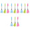 4 Count Keyboard Cleaning Brush Small Table Dust Brush 25x5cm 3