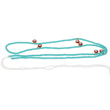 Stylish Female Waist Chain Glass Beads Alloy Body Decoration