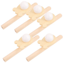 Set Of 2 Wooden Ball Blower Floating Pipe Toy Child Toys For Kids
