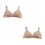 6Pcs Comfortable No Bras Beige Modal Adjustable Underwear 4