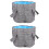 2Pcs Folding Foot Bath Bucket Grey Multi-Use Portable Wash Basin 5