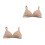 6Pcs Comfortable No Bras Beige Modal Adjustable Underwear 8