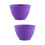2pcs Purple Measuring Bowl Care 7