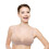 6Pcs Comfortable No Bras Beige Modal Adjustable Underwear 11