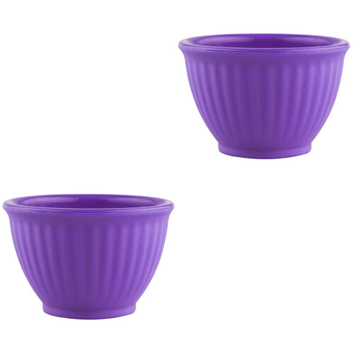 2pcs Purple Measuring Bowl Care 2