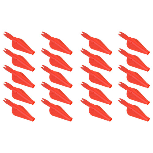 40pcs Plastic Arrow Tail Accessory For For Adults Sturdy And Practical