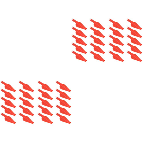 40pcs Plastic Arrow Tail Accessory For For Adults Sturdy And Practical 2