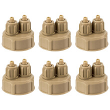 6pcs Mini Squeeze Bottles Industrial Glue Bottle Dispenser Pump For Dye Storage Diy Crafts