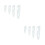 8Pcs Heavy Duty Plastic Covers Transparent Kitchen Protectors 8