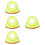 4Pcs Safety Sun Shade Yellow Hard Hat Visor Neck Protector 9