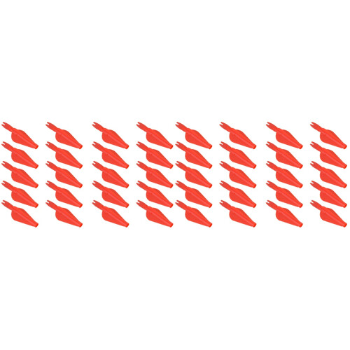 40pcs Plastic Arrow Tail Accessory For For Adults Sturdy And Practical 1