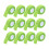 12 roll medical cohesive self wrap green 1
