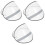 3Pcs Clear Raincoat Hat Shield PVC Brim Face Protector for Poncho 4