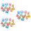 3Sets Assorted Color 3D Shapes Manipulative Blocks for Child Education 8
