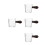 4 Pieces Double Mouth Milk Cup With Wooden Handle 3