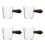 4 Pieces Double Mouth Milk Cup With Wooden Handle 6