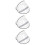 3Pcs Clear Raincoat Hat Shield PVC Brim Face Protector for Poncho 9