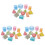 3Sets Assorted Color 3D Shapes Manipulative Blocks for Child Education 3