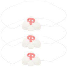 15 Pcs Rabbit Nose Bunny Vinyl Child