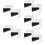 80 Pairs Adhesive Hook Loop Tape Fasteners For Diy And Organizing 10