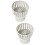 2pcs Equipment Filter Accessory Side Pvc Fish Pond Beige 9