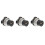 3Pcs Usb 2.0 Bulkhead Pass Through Connector Flush Mount 4