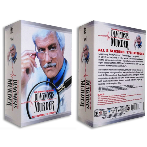 Diagnosis Murder：The Complete series DVD(English) Box Set-32 Discs