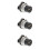 3Pcs Usb 2.0 Bulkhead Pass Through Connector Flush Mount 8