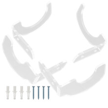 10 Pairs Tennis Stick Hanger Acrylic Baseball Wall-Mounted