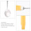 1Pc Rehabilitation Aid Folding Spoon Portable Tableware (Yellow) 9