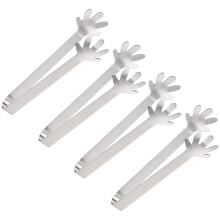 20 Pcs Stainless Steel Ice Cube Tongs Cartoon