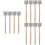 6 Pairs Bass Drum Mallets Performance Drumsticks Percussion Accessory 8