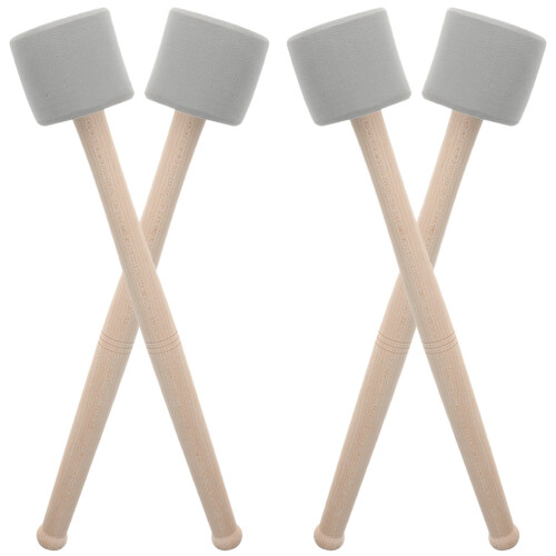 6 Pairs Bass Drum Mallets Performance Drumsticks Percussion Accessory 2