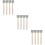 6 Pairs Bass Drum Mallets Performance Drumsticks Percussion Accessory 11
