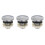 3Pcs Durable Copper Urinal Flush Heads Silver for Low Maintenance Use 8