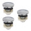 3Pcs Durable Copper Urinal Flush Heads Silver for Low Maintenance Use 6