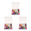 3Pcs Glitter Eyeshadow Palette Shimmer Pigmented Waterproof 6