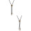 2Pcs Adjustable Bolo Tie Western Necktie With Eagle Decor 9