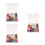 3Pcs Glitter Eyeshadow Palette Shimmer Pigmented Waterproof 8