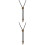 2Pcs Adjustable Bolo Tie Western Necktie With Eagle Decor 7