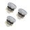 3Pcs Durable Copper Urinal Flush Heads Silver for Low Maintenance Use 7