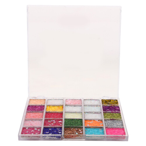 3Pcs Glitter Eyeshadow Palette Shimmer Pigmented Waterproof 2