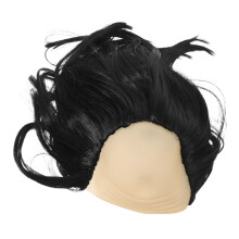 3Pcs Pet Synthetic Bald Wig for Men Birthday Wedding Comedy Show