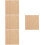 40Pcs Unfinished Bamboo Rectangular Cutouts Khaki DIY Gift Tags Decor 7