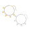 2 Count Butterfly Anklet Foot Chain Hanging Accessory 9