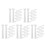 60Pcs White Plastic Mini Columns Roman Pillars for Micro House Decor 6