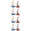 8 Pcs Miniature Sailboat Models Mediterranean Desktop Decor 10