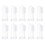 20 Sets Pet Finger Toothbrushes Silicone Pet Toothbrushes White 1