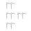 8Pcs Jack Universal Joint Tool Silver for Jack Repairs 4